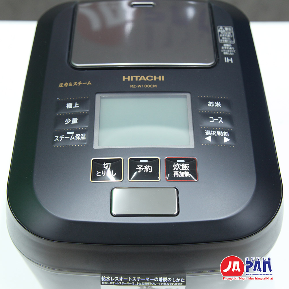 Nồi cơm điện cao tần áp suất Hitachi RZ-W100CM-K | 1.0L 7 Nồi cơm điện Hitachi RZ-W100CM K