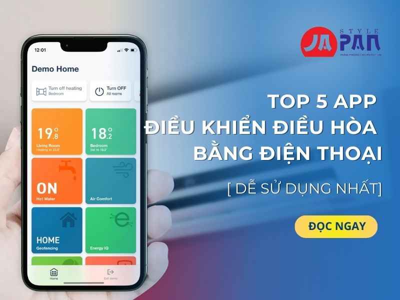 Điều khiển điều hòa bằng điện thoại