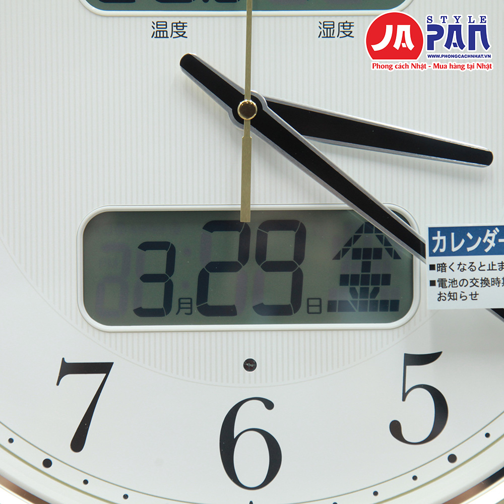 Đồng hồ treo tường Seiko KX384S | Nội địa Nhật 6 Đồng hồ treo tường Seiko KX384S | Nội địa Nhật - Ảnh 6