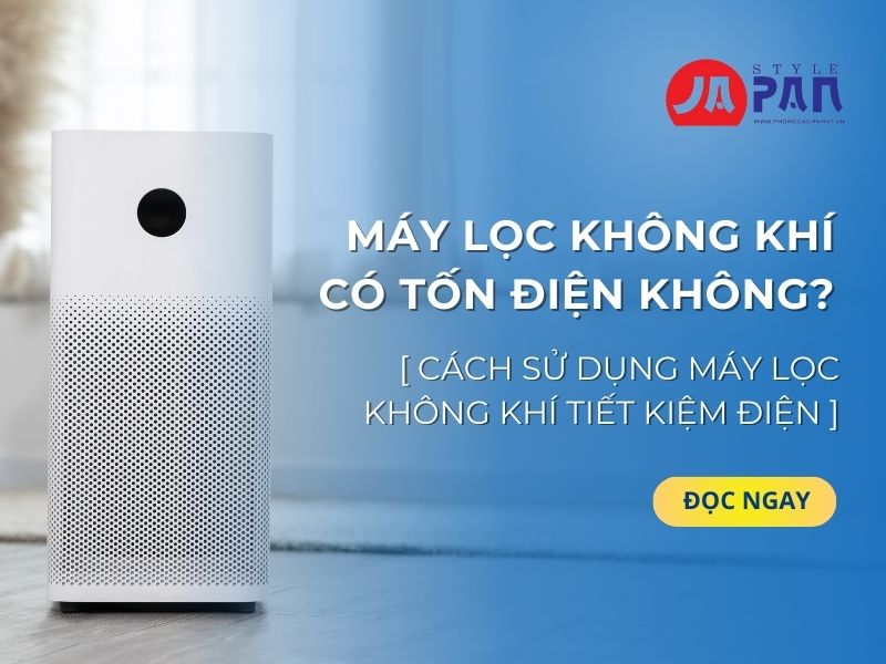 Máy lọc không khí có tốn điện không