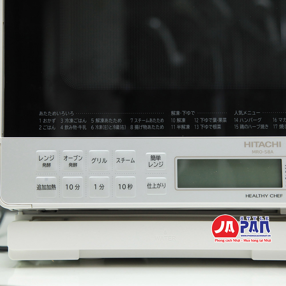 Lò vi sóng Hitachi MRO-S8A (W) kết hợp nướng bù ẩm | 31 Lít 8 Lò vi sóng Hitachi MRO-SA8 (W)