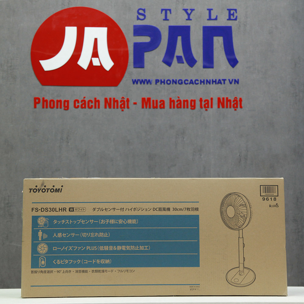 Quạt điện Toyotomi FS-DS30LHR (W) màu trắng | Hàng chính hãng nội địa Nhật 2 Quạt điện Toyotomi FS-DS30LHR (W)