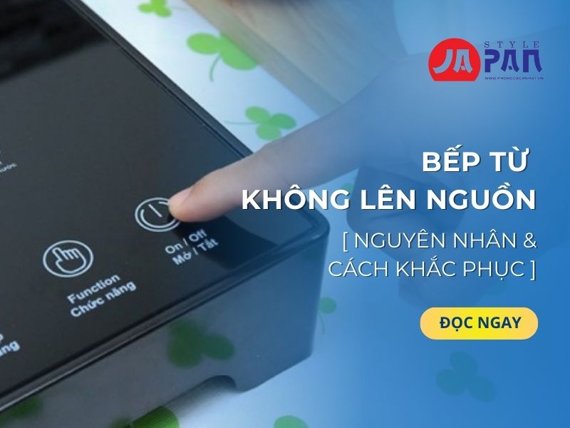 Bếp từ không lên nguồn
