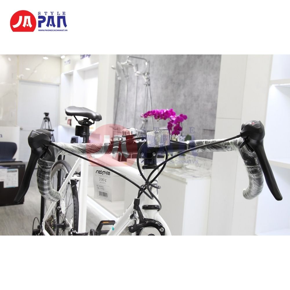 Xe đạp đua Nhật Otomo NEXTYLE NX-RD901 (màu trắng) | Shimano 14 cấp 5 Xe đạp đua Nhật Otomo NEXTYLE NX-RD901 (màu trắng) | Shimano 14 cấp - Ảnh 5