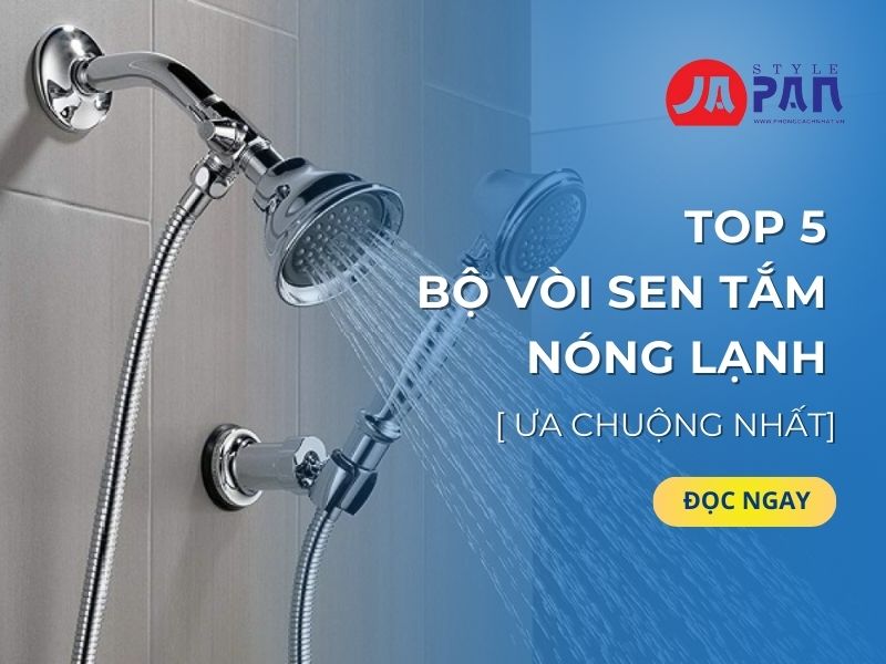Bộ vòi sen tắm nóng lạnh