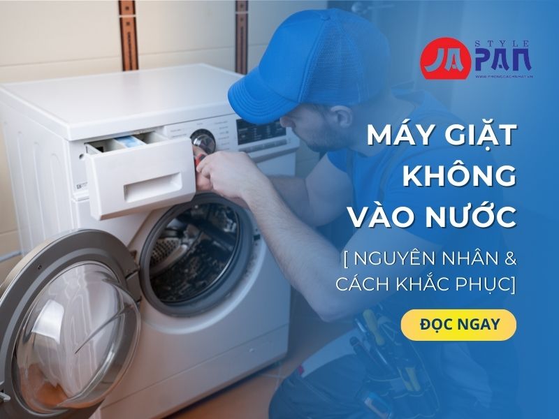 Máy giặt không vào nước
