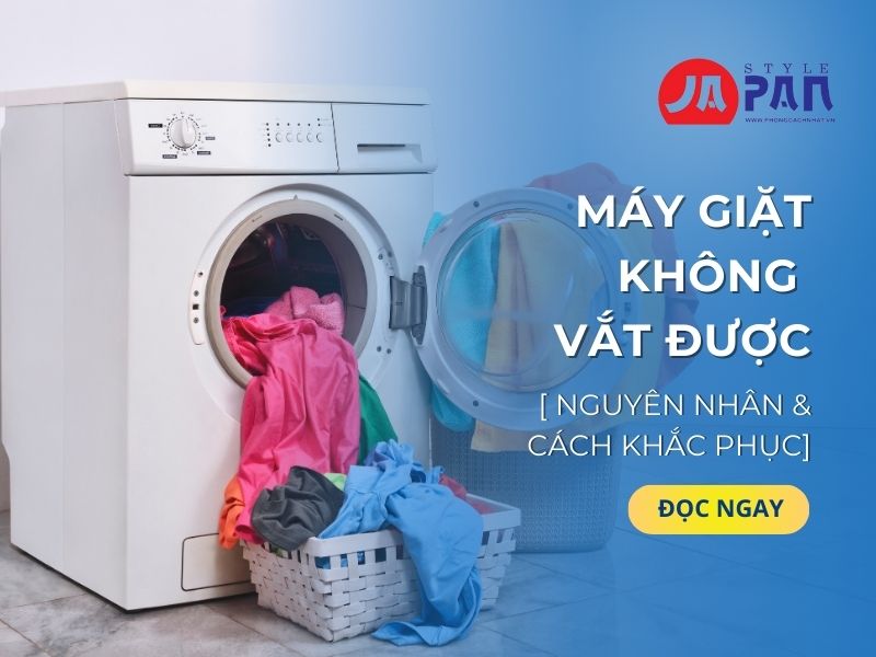 Máy giặt không vắt được