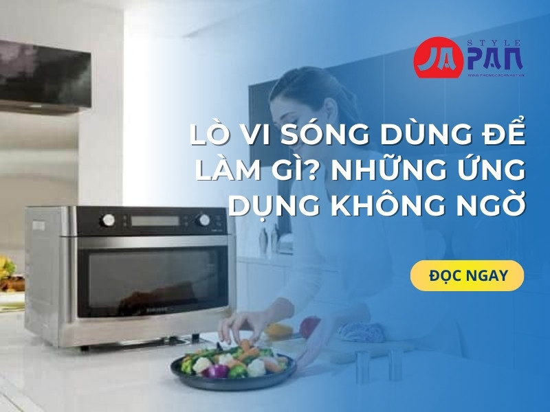 Lò Vi Sóng Dùng Để Làm Gì Những Ứng Dụng Không Ngờ