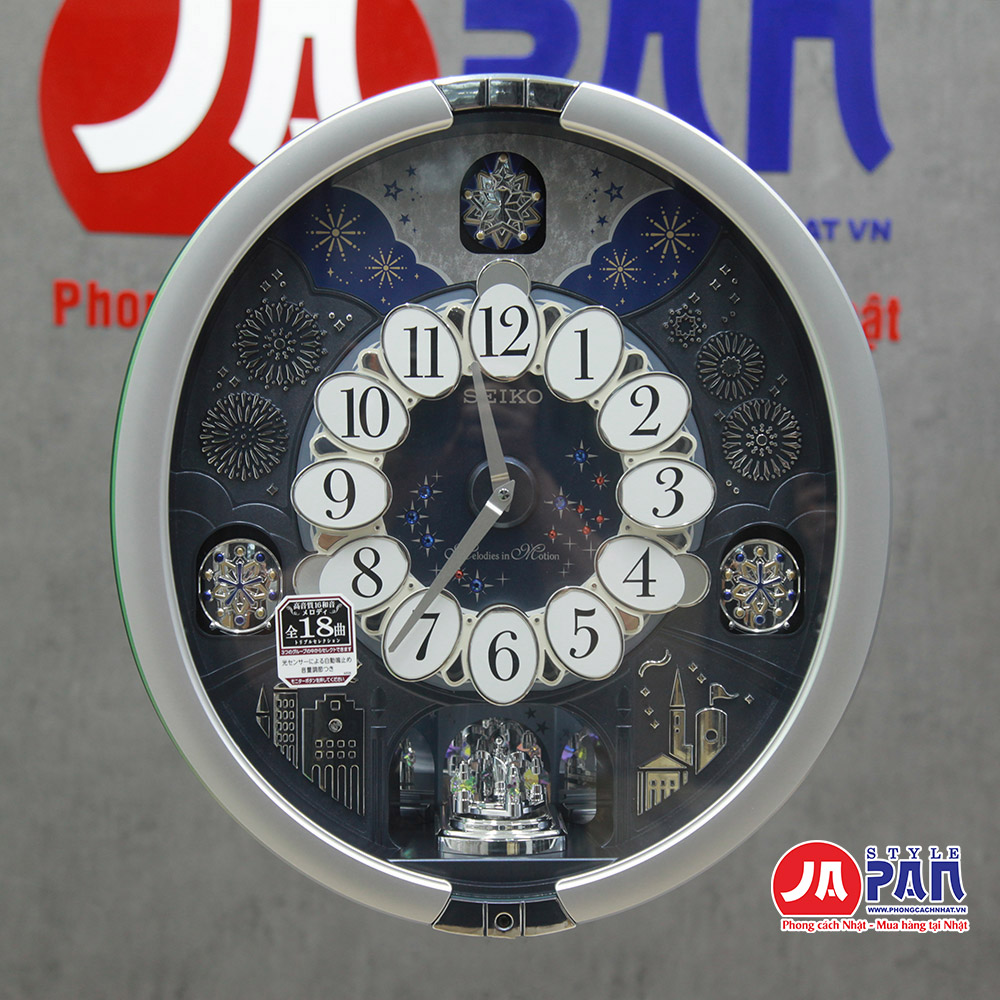 Đồng hồ treo tường Seiko RE602S | 18 giai điệu 2 Đồng hồ treo tường Seiko RE602S