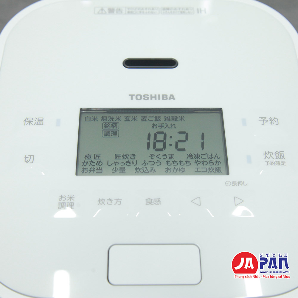 Nồi cơm điện Toshiba RC-10HGW-W | 1.0L 4 Nồi cơm điện Toshiba RC-10HGW