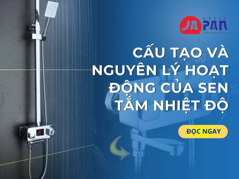 Cấu Tạo Và Nguyên Lý Hoạt Động Của Sen Tắm Nhiệt Độ